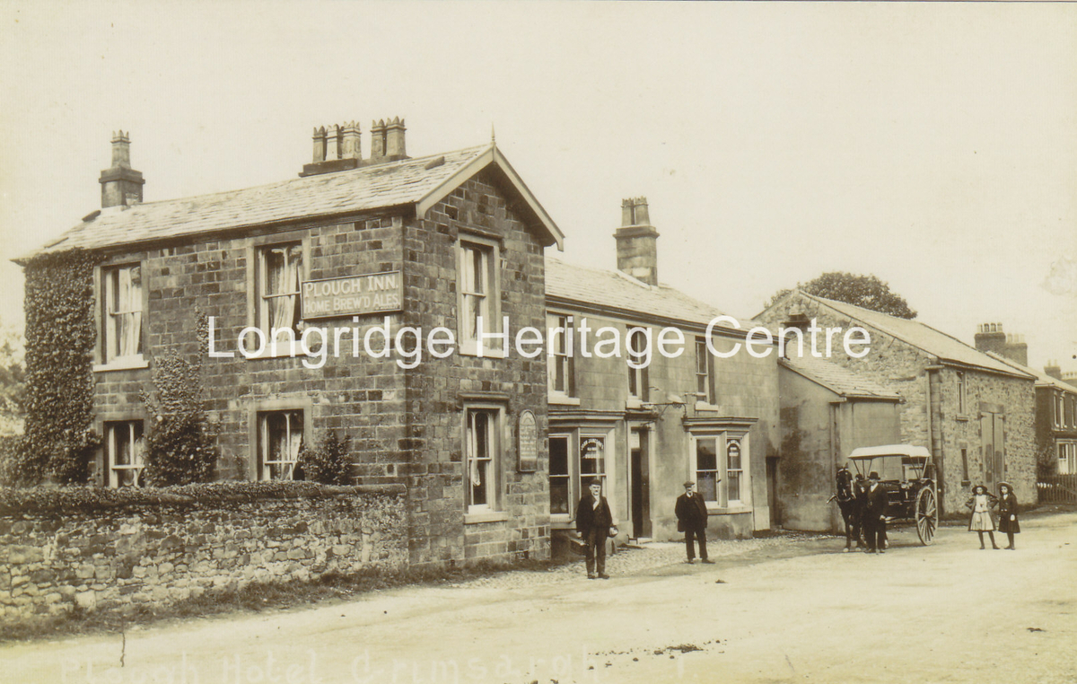 451B - Grimsargh  - View of Plough Inn - 1929